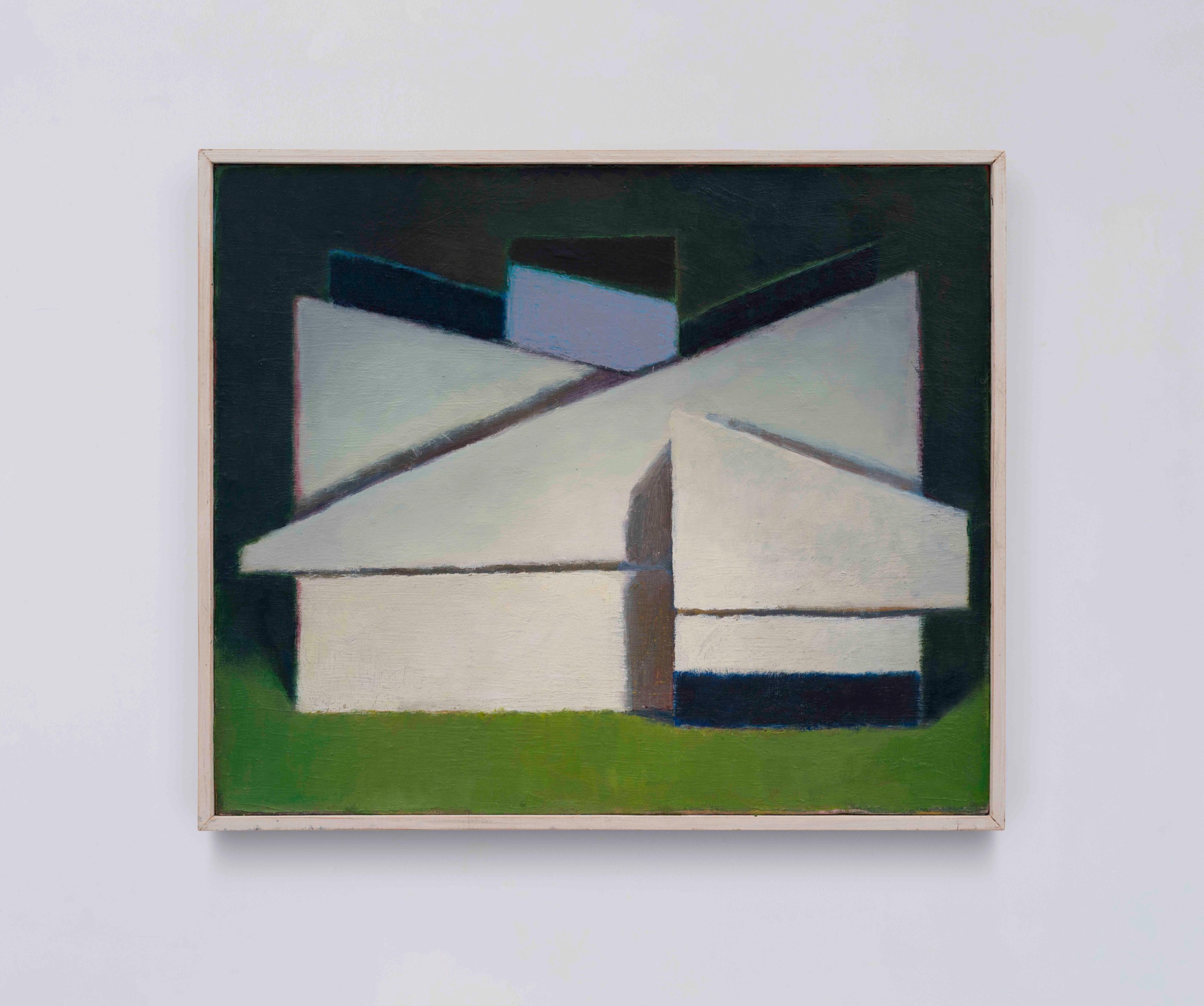 Abstract Set on the Lawn