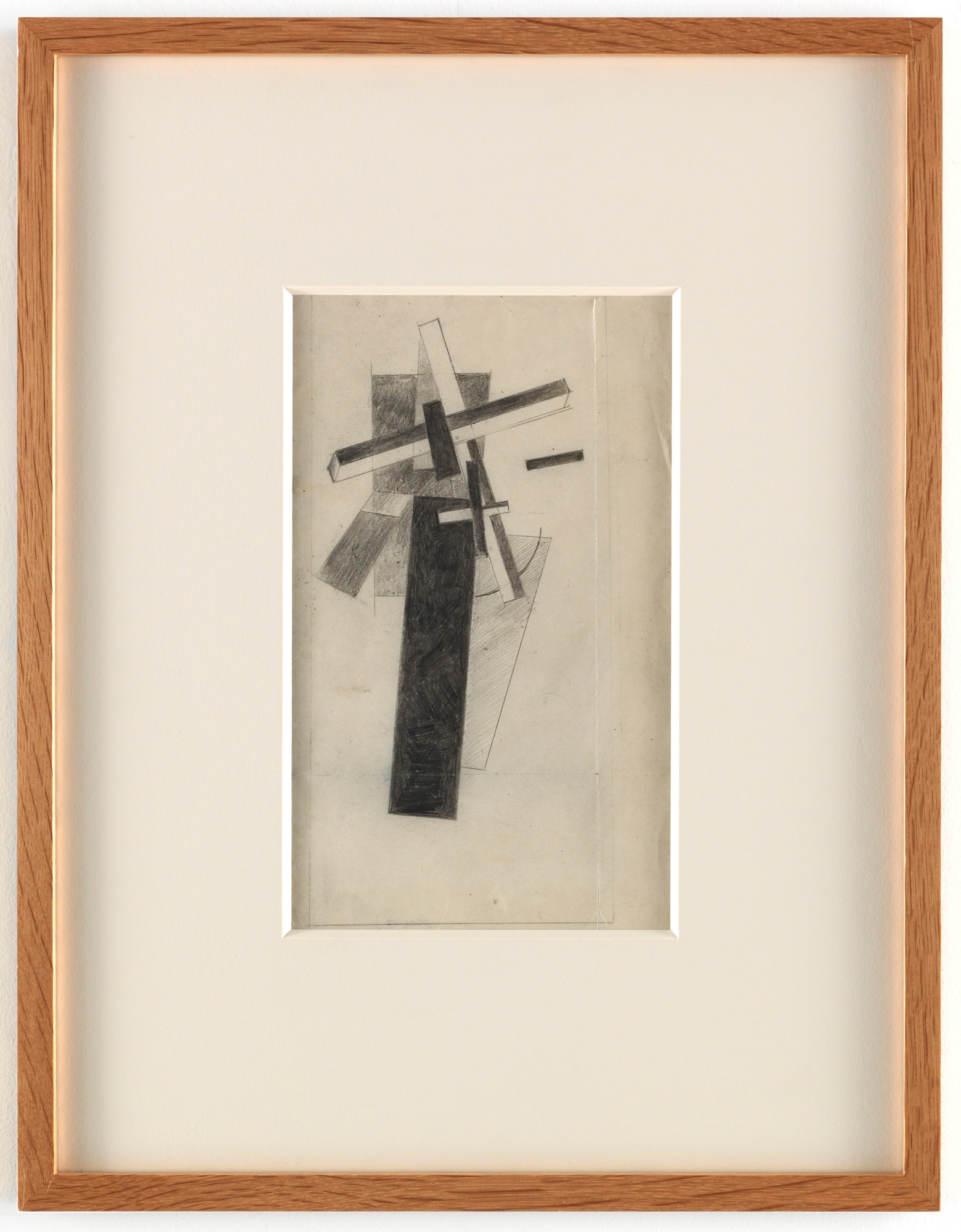 《Architectonic construction with non objective volumes, motif of 1915 and 1916-17》